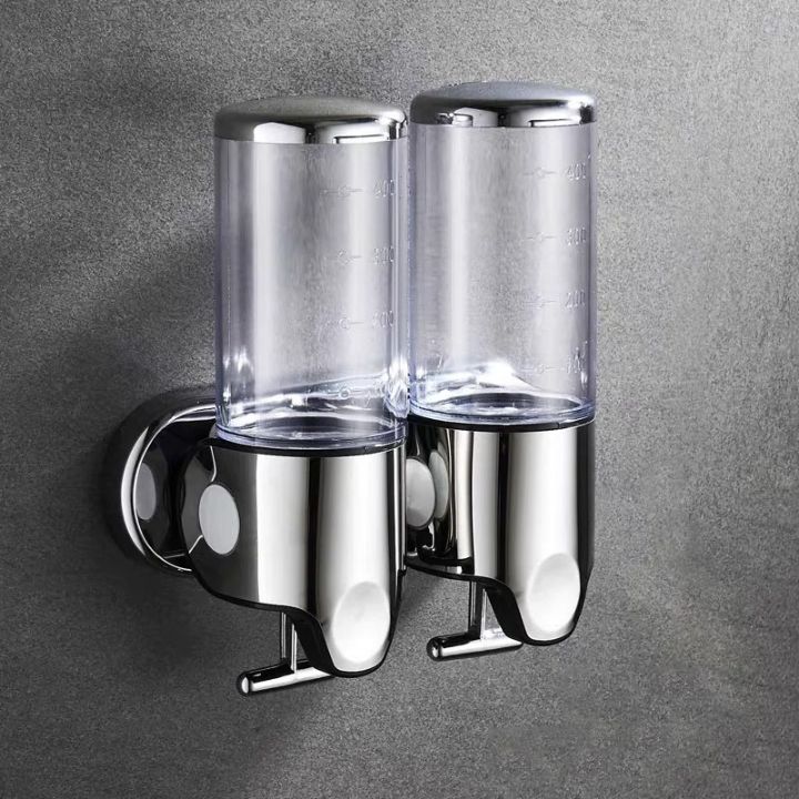 Maison Elmora | Distributeur Savon Mural en Acier Inoxydable | Design Élégant pour un Espace de Bain Organisé 19