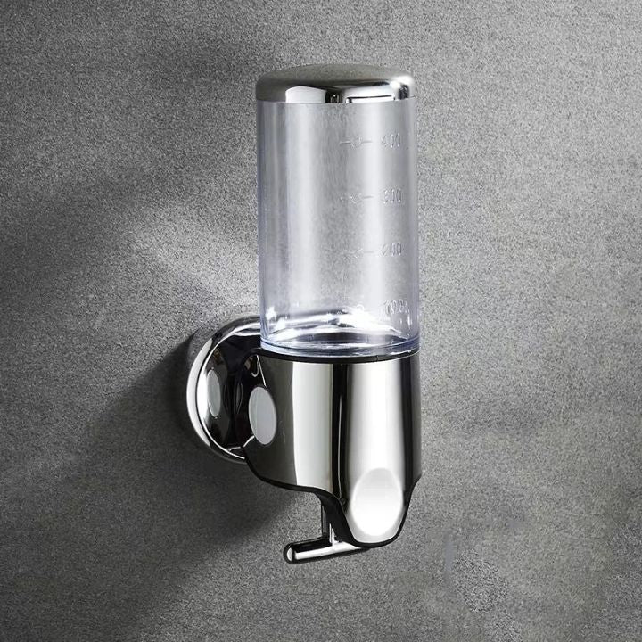 Maison Elmora | Distributeur Savon Mural en Acier Inoxydable | Design Élégant pour un Espace de Bain Organisé 9