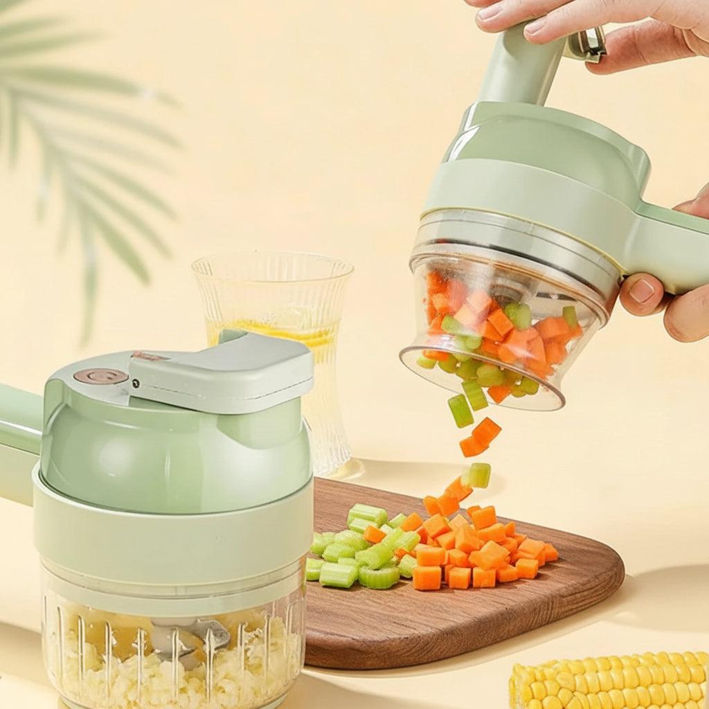 Maison Elmora | Hachoir à Légumes Compact avec Design Ergonomique | Préparation Rapide et Efficace pour une Cuisine Élégante 1