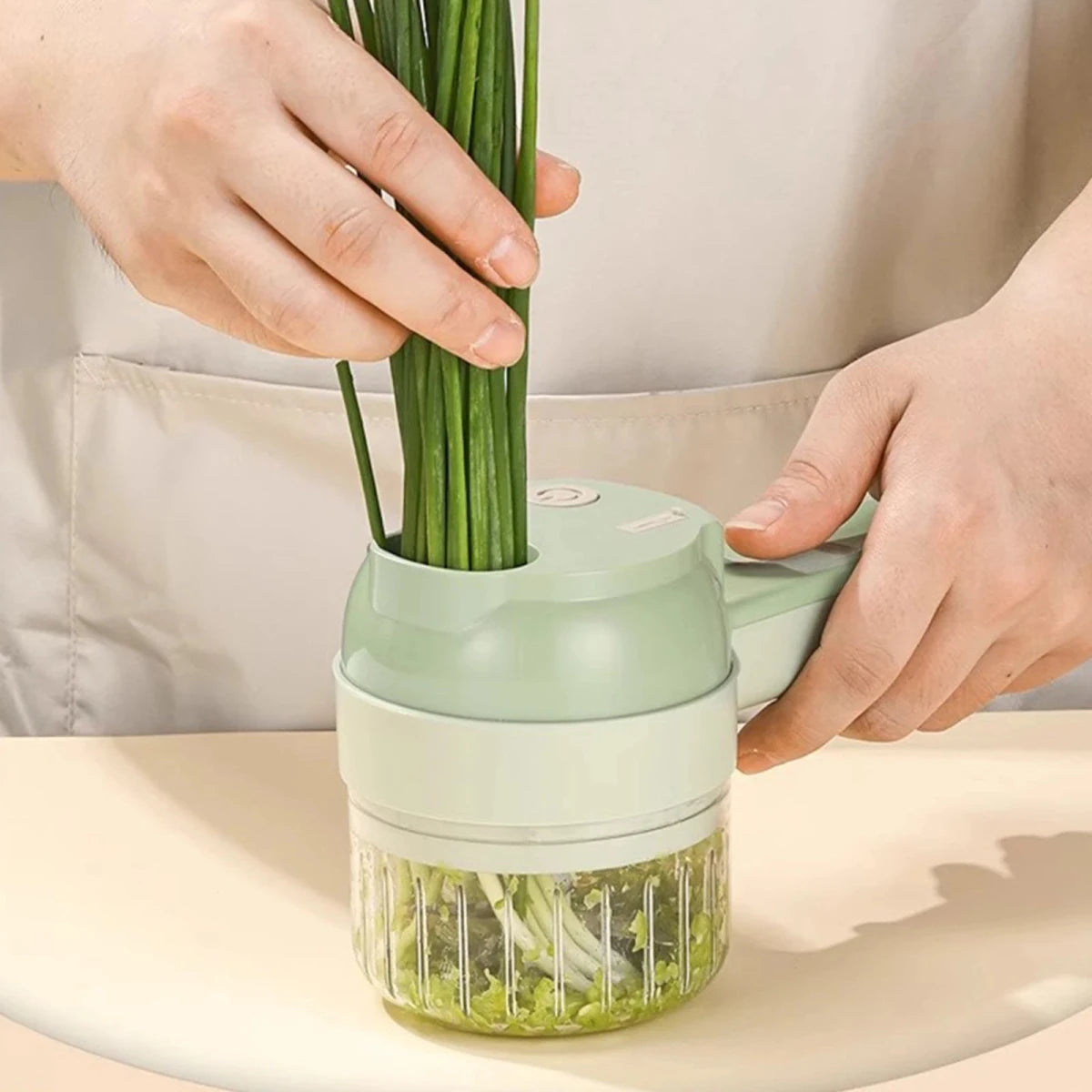Maison Elmora | Hachoir à Légumes Compact avec Design Ergonomique | Préparation Rapide et Efficace pour une Cuisine Élégante 5
