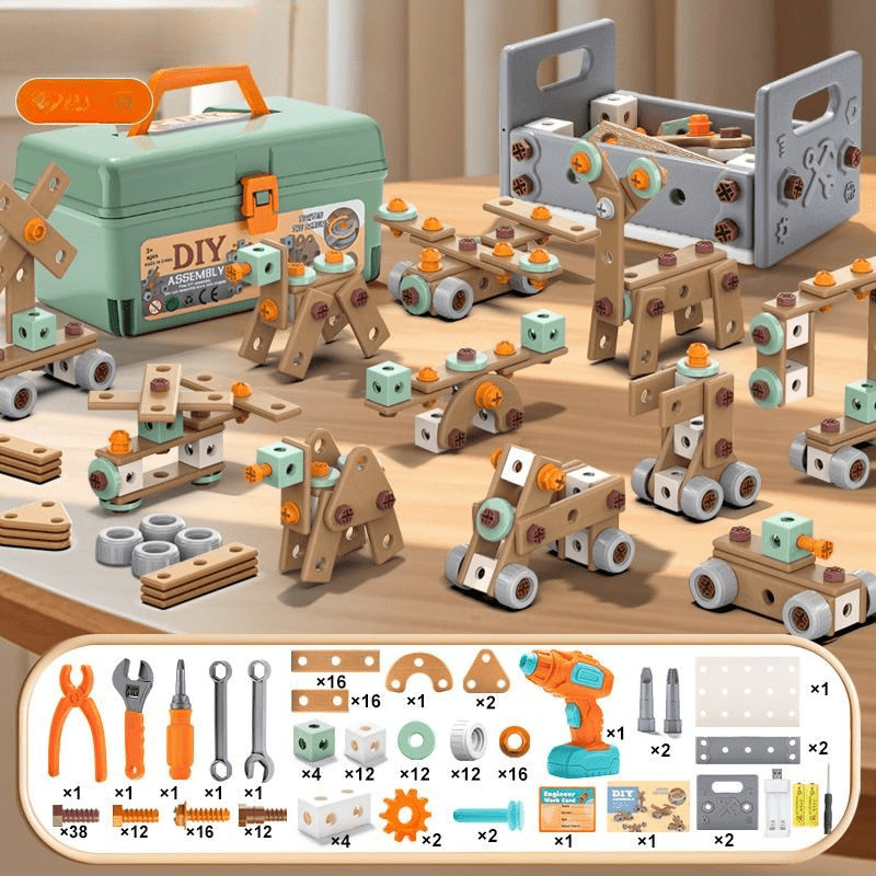 Maison Elmora | Jeu de Construction Creatif avec 100 Pièces en Plastique Durable | Stimule l'Imagination et la Motricité des Enfants 0