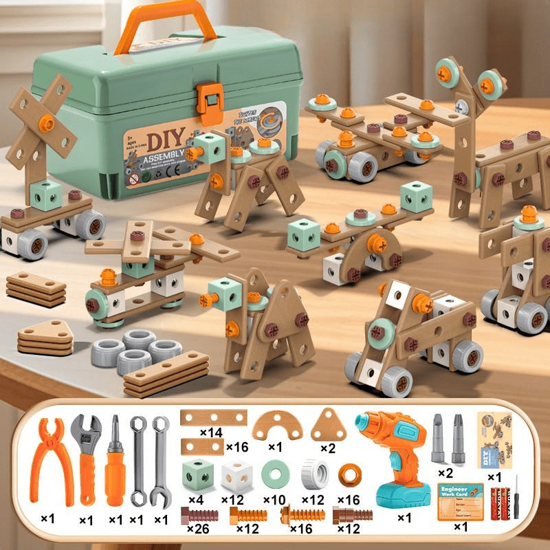 Maison Elmora | Jeu de Construction Creatif avec 100 Pièces en Plastique Durable | Stimule l'Imagination et la Motricité des Enfants 11