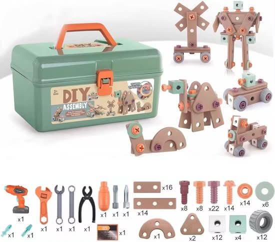 Maison Elmora | Jeu de Construction Creatif avec 100 Pièces en Plastique Durable | Stimule l'Imagination et la Motricité des Enfants 2