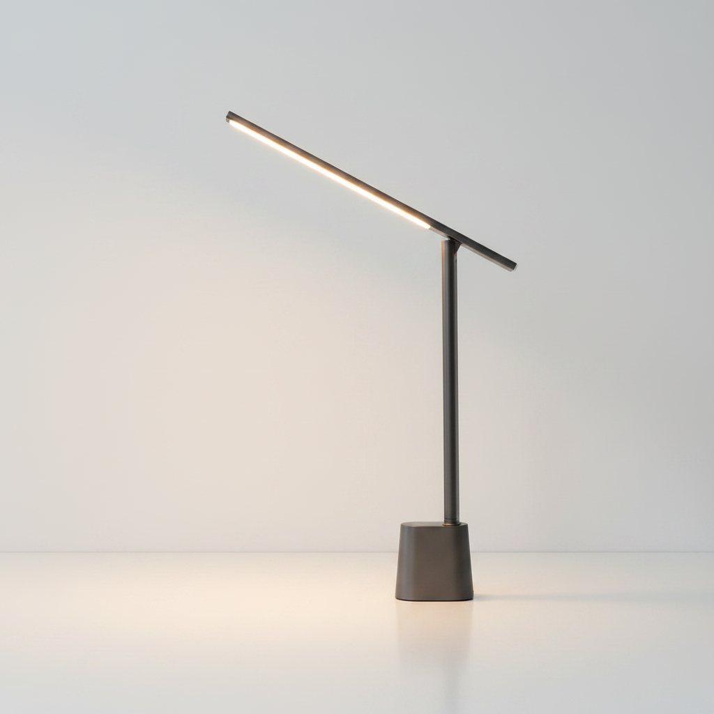 Maison Elmora | Lampe de Bureau LED Pliable avec Intensité Variable | Design Minimaliste pour un Éclairage Élégant et Pratique 0