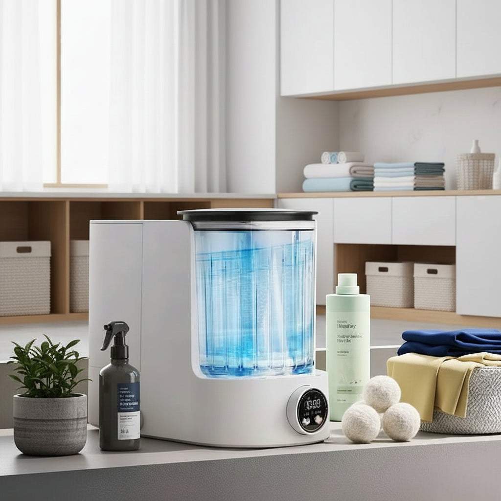 Maison Elmora | Mini Machine à Laver Portable pour Textiles Délicats | Solution Pratique pour un Nettoyage Efficace 0