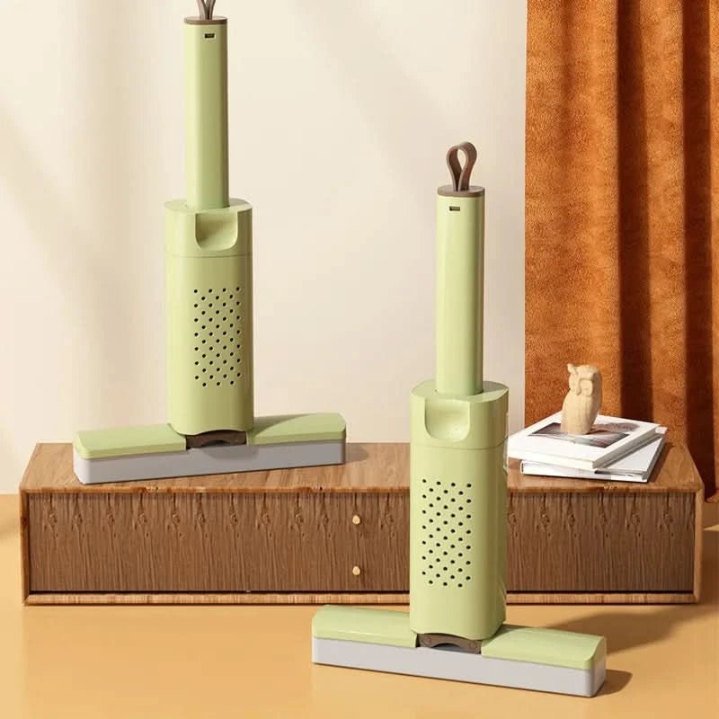 Maison Elmora | Mini Vadrouille Pratique en ABS avec Tête Éponge | Nettoyage Efficace pour Espaces Compactes 2