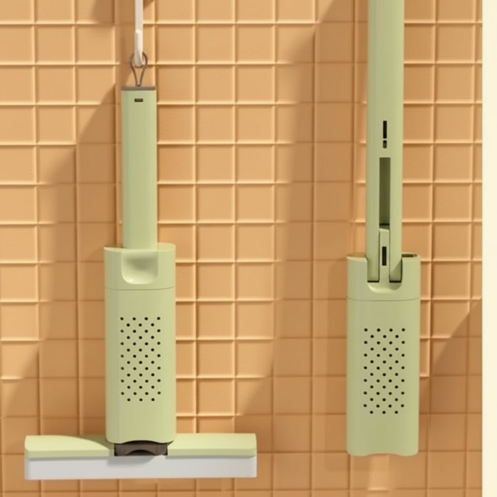 Maison Elmora | Mini Vadrouille Pratique en ABS avec Tête Éponge | Nettoyage Efficace pour Espaces Compactes 5