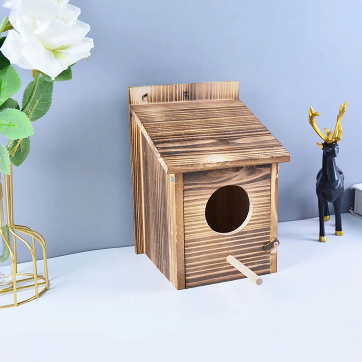 Woodbird - Nichoir en Bois Massif pour Oiseaux du Jardin