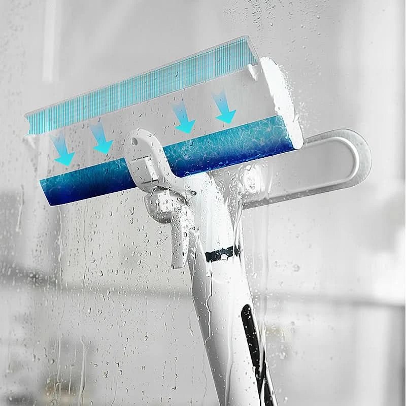 Maison Elmora | Nettoyage Vitre Raclette en Silicone Minimaliste | Design Élégant pour Éliminer Efficacement L'Eau et les Résidus 1