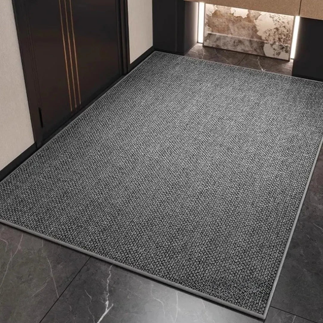 Maison Elmora | Paillasson Extérieur Absorbant en Tissu Moderne | Design Géométrique pour une Entrée Chic et Propre 2
