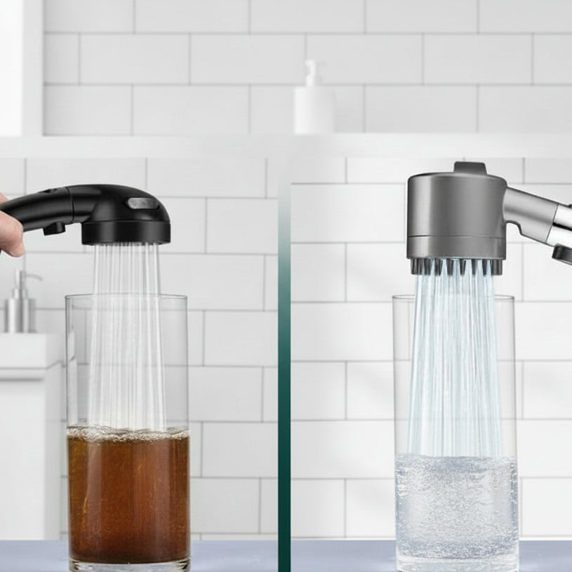 Maison Elmora | Pommeau de Douche Haute Pression avec Filtration Avancée | Économie d'Eau et Design Élégant pour un Confort Optimisé 5