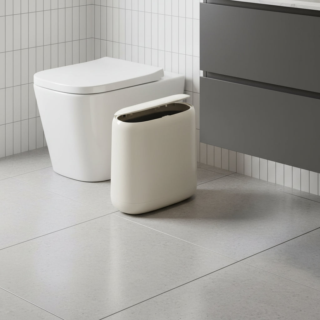 Maison Elmora | Poubelle Design Minimaliste en Plastique | Solution Élégante pour Espaces Réduits 1