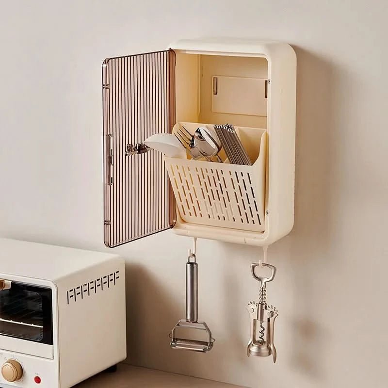 Maison Elmora | Rangement Cuisine Porte-Couverts en PET | Élégance Multifonctionnelle pour une Cuisine Organisée 3
