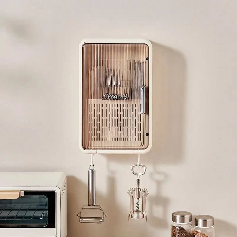 Maison Elmora | Rangement Cuisine Porte-Couverts en PET | Élégance Multifonctionnelle pour une Cuisine Organisée 4