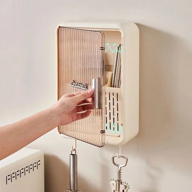 Maison Elmora | Rangement Cuisine Porte-Couverts en PET | Élégance Multifonctionnelle pour une Cuisine Organisée 5