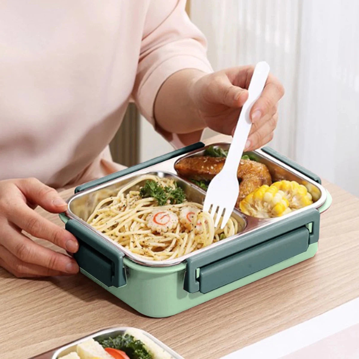 Maison Elmora | Récipient Isotherme en Acier Inoxydable | Design Élégant et Compact pour Repas Chauds en Déplacement 7