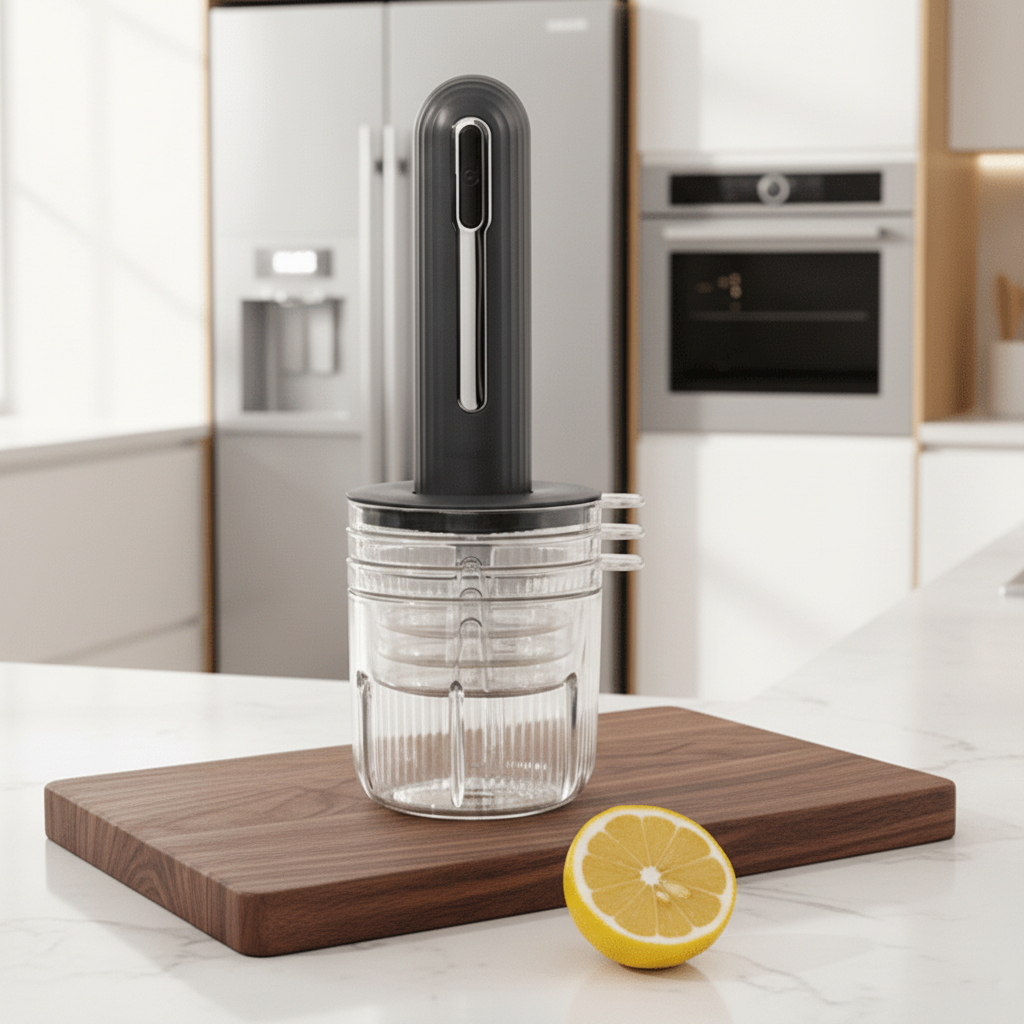 Maison Elmora | Robot Culinaire Multifonctionnel en Acier Inoxydable | Ustensile Élégant et Pratique pour une Cuisine Efficace 1