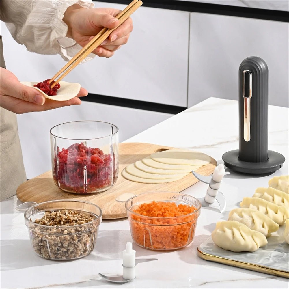 Maison Elmora | Robot Culinaire Multifonctionnel en Acier Inoxydable | Ustensile Élégant et Pratique pour une Cuisine Efficace 4