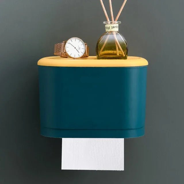 Maison Elmora | Support Mural pour Papier Toilette Étanche et Élégant | Solution Pratique pour une Salle de Bain Organisée 10