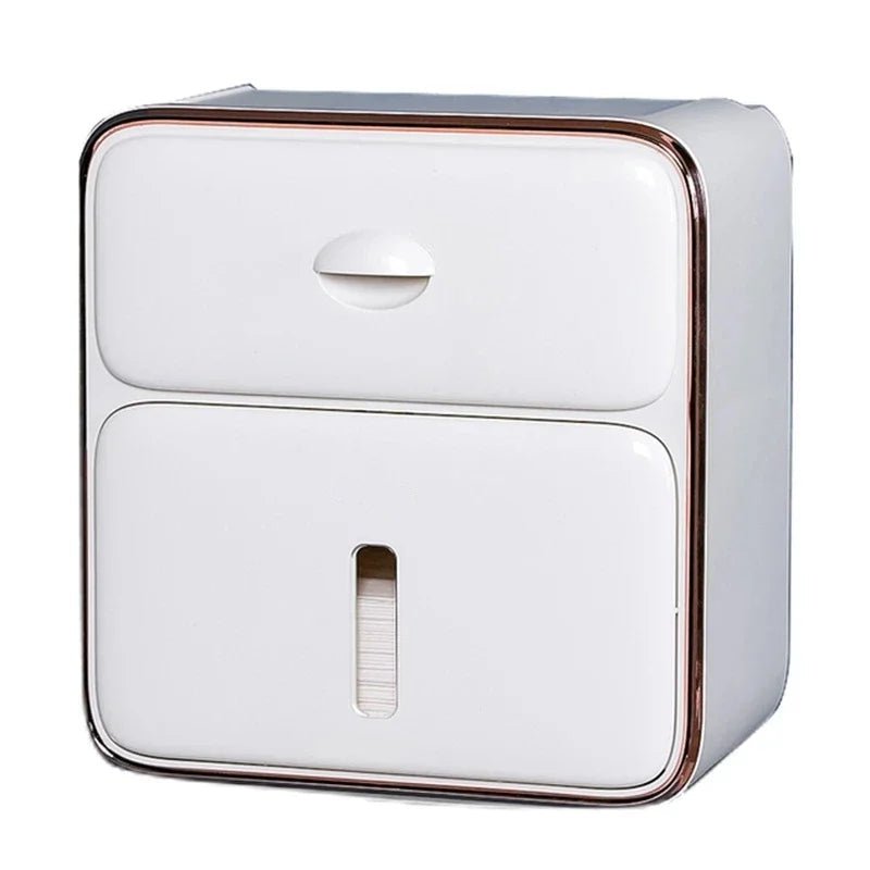 Maison Elmora | Support Mural pour Papier Toilette Étanche et Élégant | Solution Pratique pour une Salle de Bain Organisée 6