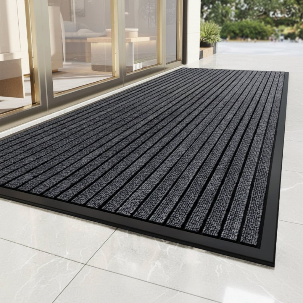 Maison Elmora | Tapis d'Entrée Intérieur Antidérapant en Caoutchouc | Élégance et Sécurité pour un Accueil Impeccable 9