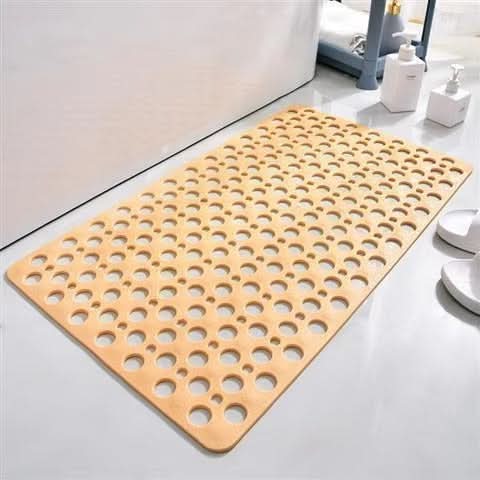 Maison Elmora | Tapis de Bain Antidérapant en PVC de Luxe | Élégance et Sécurité pour Votre Salle de Bain 13
