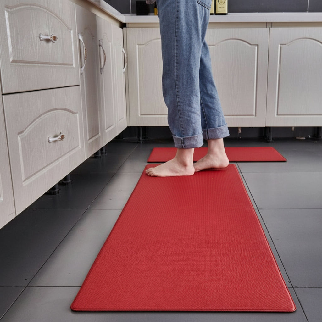 Maison Elmora | Tapis de Cuisine Antidérapant Ergonomique en PU | Confort Optimal pour une Cuisine Élégante 0