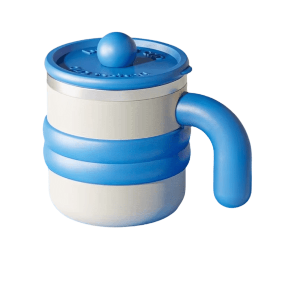 Maison Elmora | Tasse Isotherme en Acier Inoxydable au Design Élégant | Accessoire Pratique pour un Café Raffiné 0