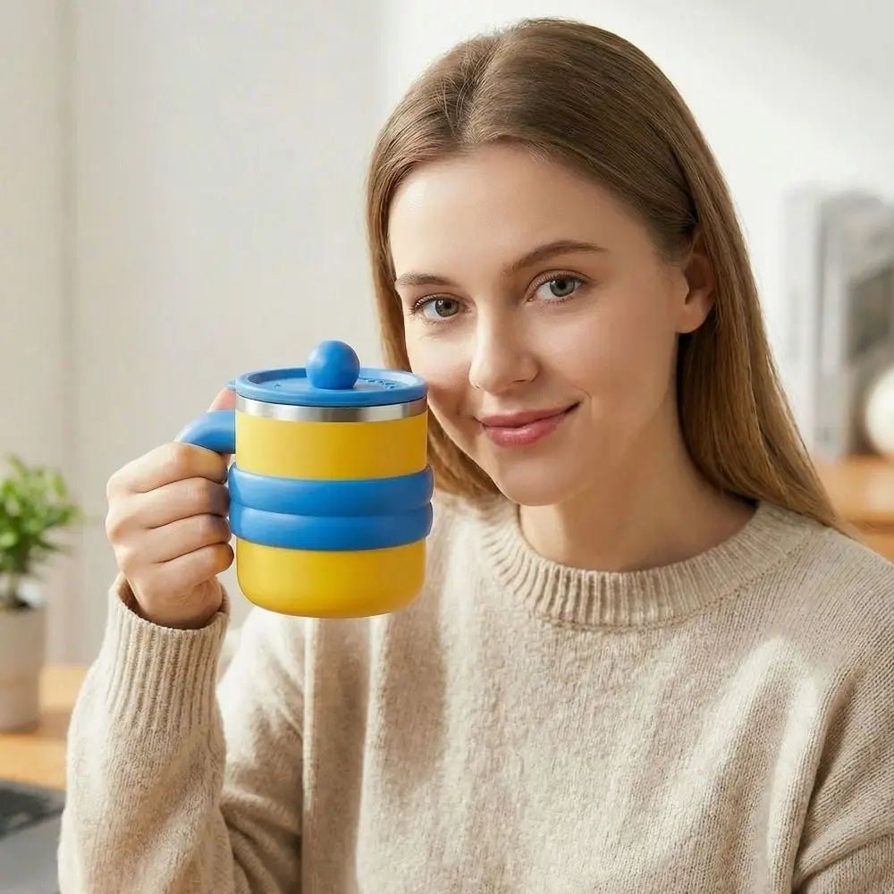 Maison Elmora | Tasse Isotherme en Acier Inoxydable au Design Élégant | Accessoire Pratique pour un Café Raffiné 6