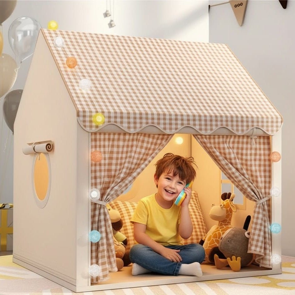 Maison Elmora | Tente de Jeu Intérieure en Coton pour Enfants | Confort Élégant pour un Univers Magique et Créatif 4
