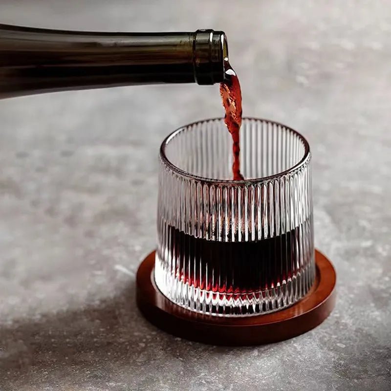 Maison Elmora | Verre à Whisky Cristal Rotatif avec Design Élégant | Aération Optimale pour Une Dégustation Raffinée 3