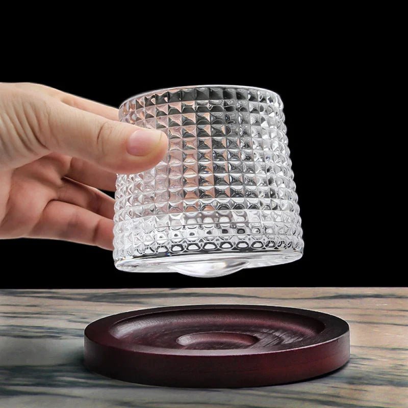 Maison Elmora | Verre à Whisky Cristal Rotatif avec Design Élégant | Aération Optimale pour Une Dégustation Raffinée 4