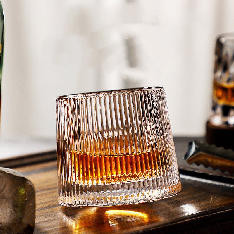 Maison Elmora | Verre à Whisky Cristal Rotatif avec Design Élégant | Aération Optimale pour Une Dégustation Raffinée 7
