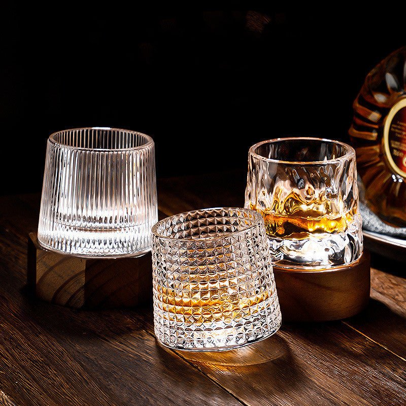 Maison Elmora | Verre à Whisky Cristal Rotatif avec Design Élégant | Aération Optimale pour Une Dégustation Raffinée 8