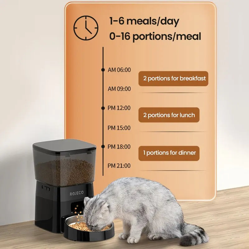 Mangeoire Automatique pour Animaux avec Écran LCD | Programmable et Écologique pour un Alimentation Sereine 3