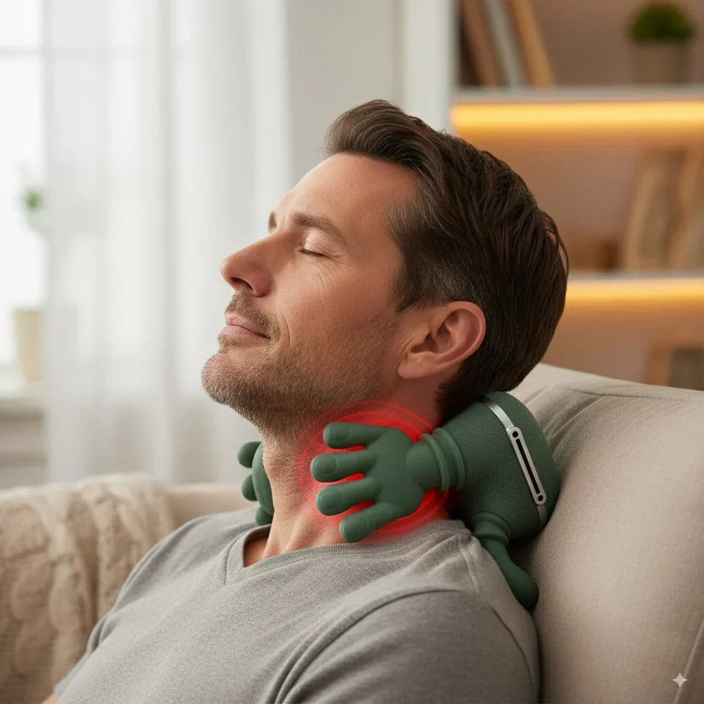 Masseur Cervical Élégant : Détente Luxueuse en Voyage - Design Ergonomique 5