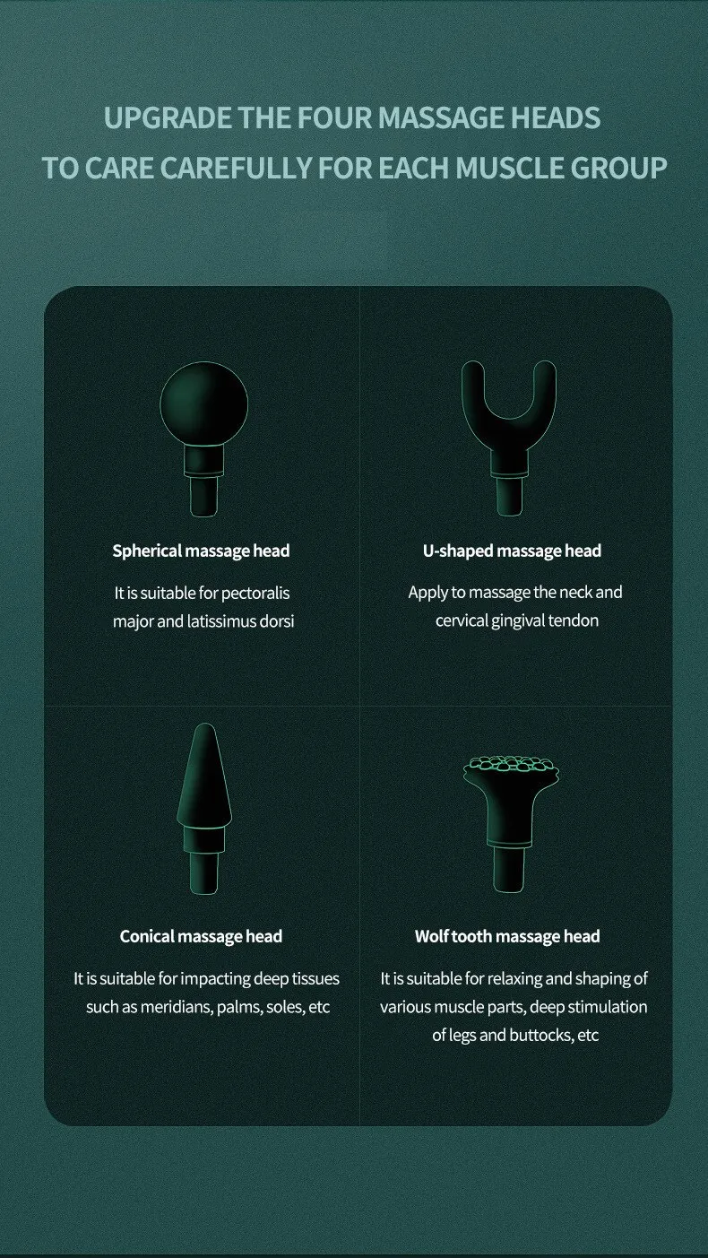PowerPulse - Pistolet Massage Portable Récupération