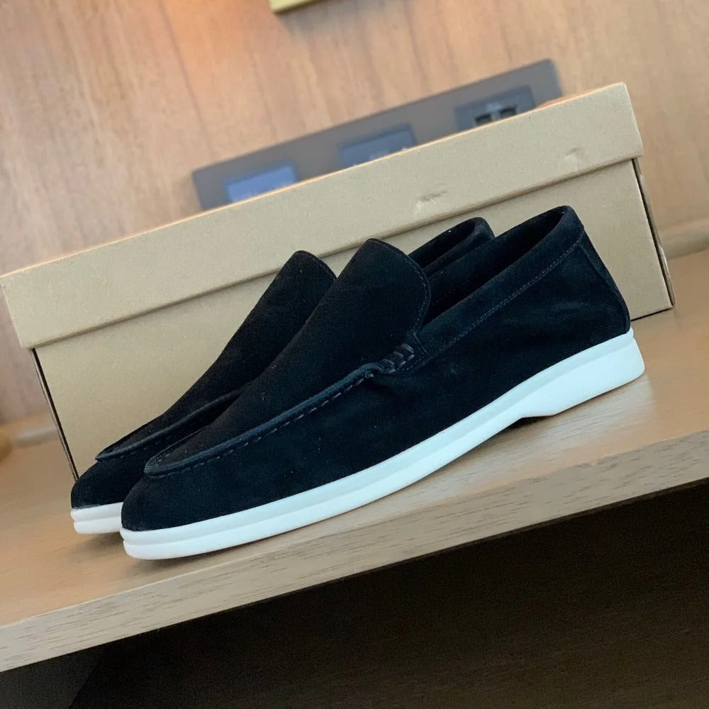 Men's Black Penny Loafers - Stylish and Comfortable Loafer Shoes for Everyday Wear