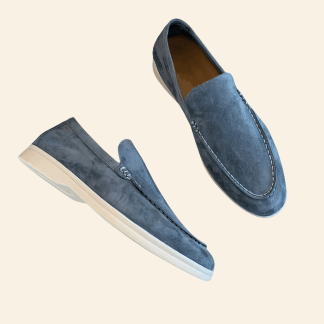 Men's Brown Penny Loafers - Stylish Comfort Shoes for Work and Casual Outings