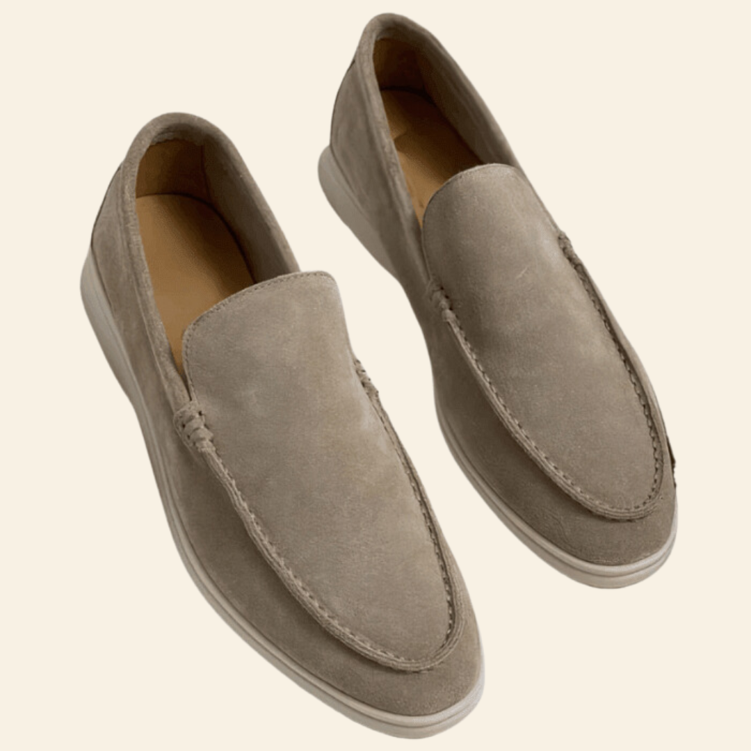 Men's Brown Penny Loafers - Stylish Comfort Shoes for Work and Casual Outings