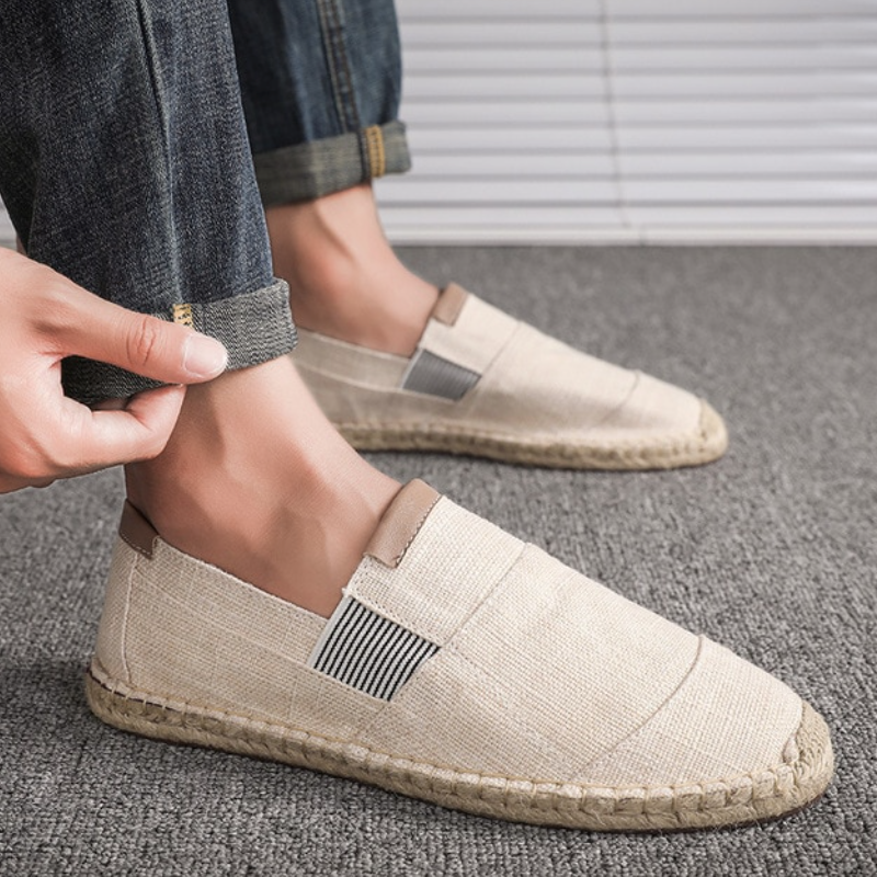 Men's Casual Summer Espadrilles - Breathable Comfort Footwear for Laid-Back Style