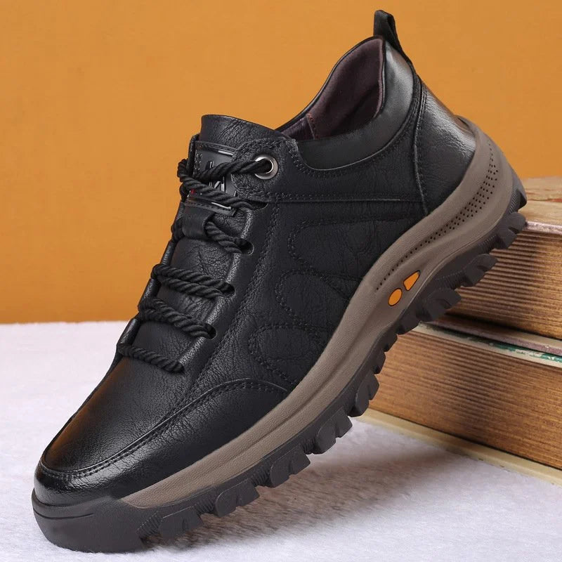 Men's Hand-Stitched Casual Shoes - Comfortable Ergonomic Footwear for Everyday Wear
