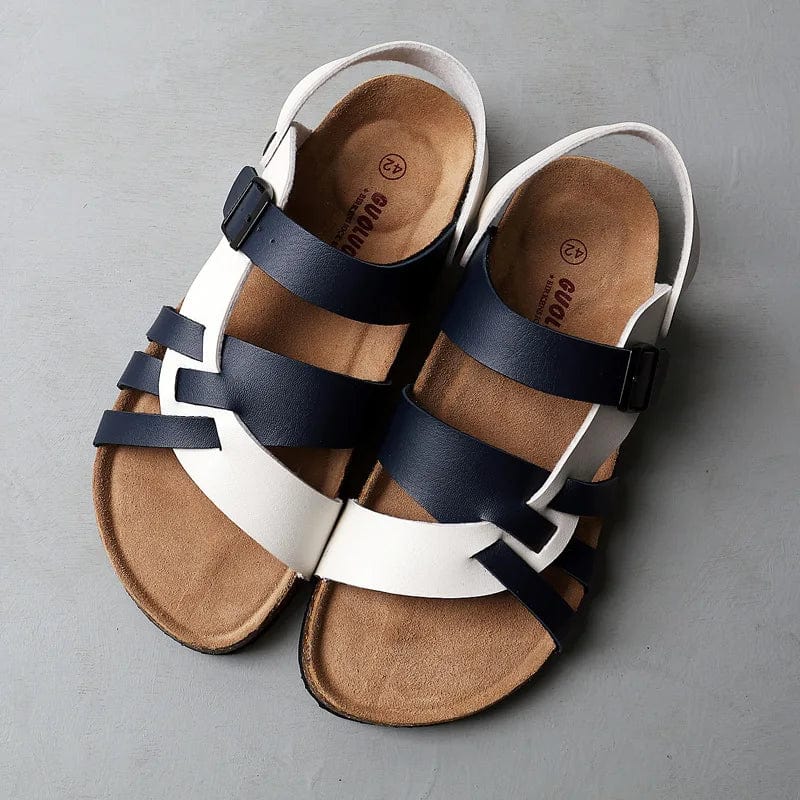 Men's Leather Sandals - Stylish Comfort Footwear for Everyday Adventures