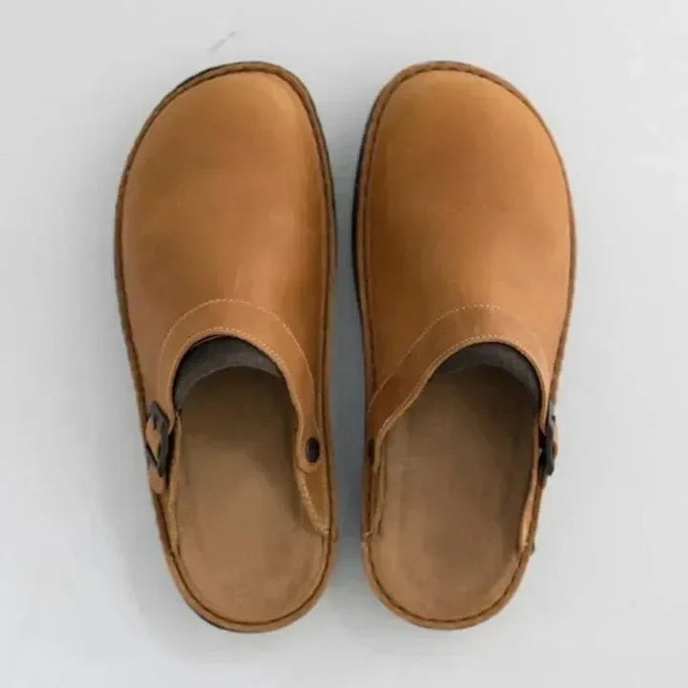 Men's Rustic Slip-On Clogs - Comfortable and Durable Everyday Footwear