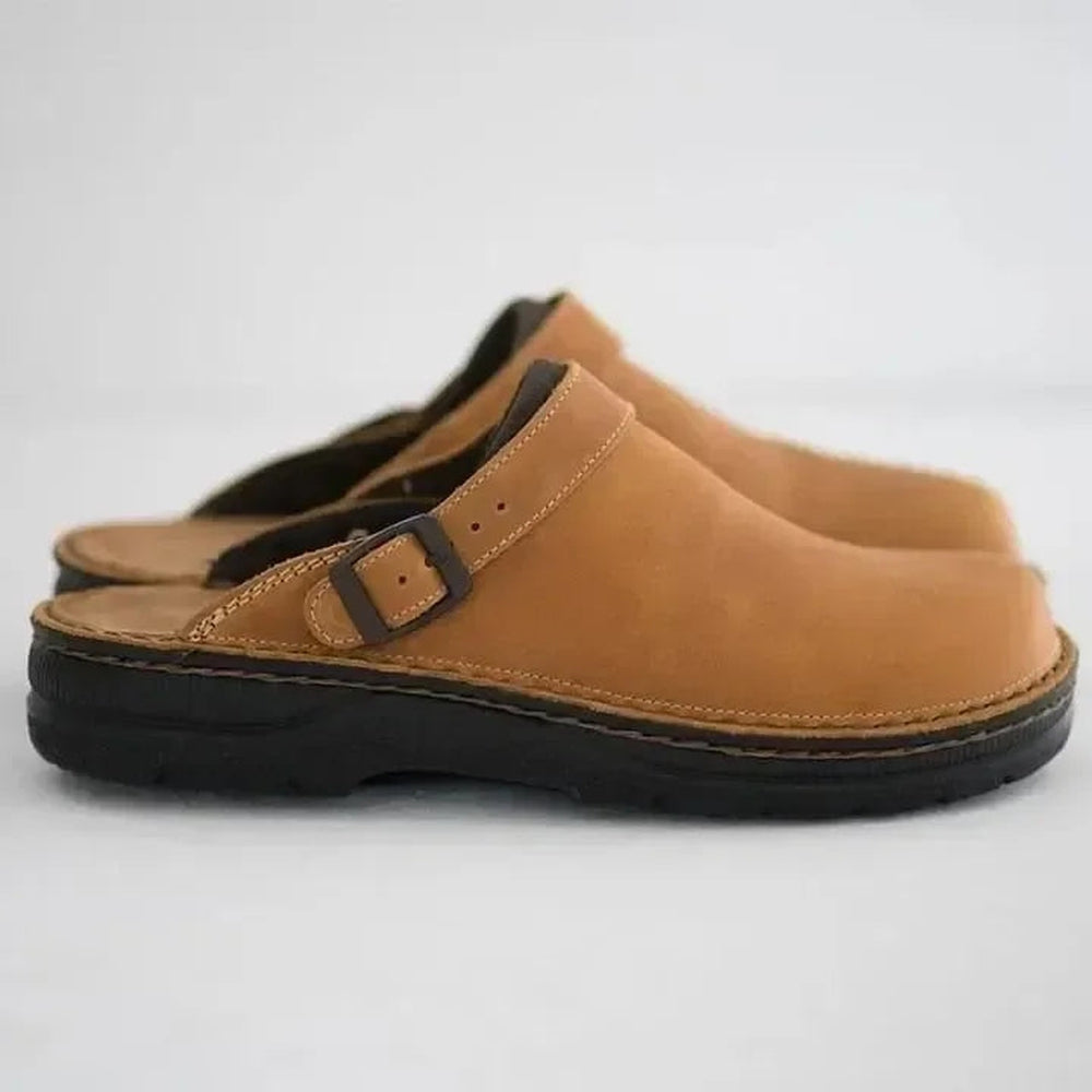 Men's Rustic Slip-On Clogs - Comfortable and Durable Everyday Footwear