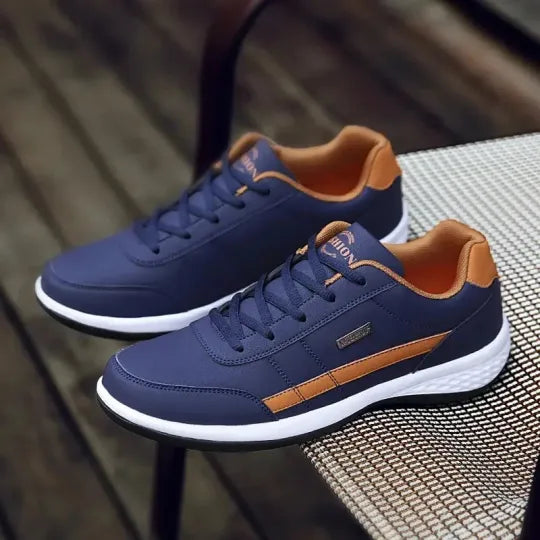 Men's Sneakers - Stylish Casual Trainers with Adjustable Arch Support for All-Day Comfort
