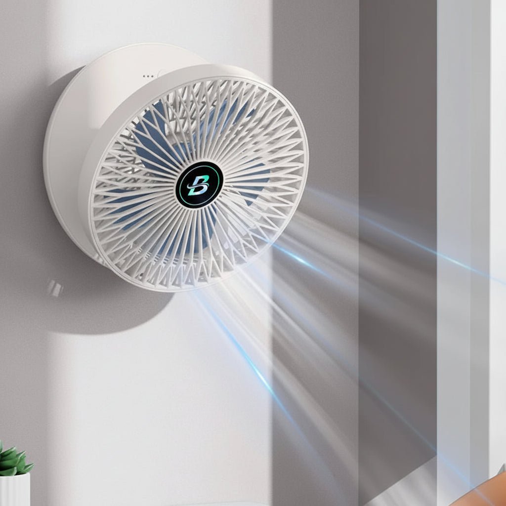 Mini Ventilateur Portable Rechargeable avec 3 Vitesses | Design Compact et Pliable pour Un Confort Optimal 2