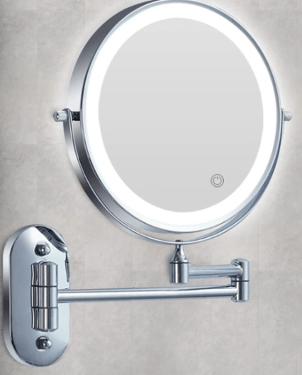 Miroir Cosmétique LED Rechargeable avec Éclairage Ajustable | Design Élégant pour un Maquillage Précis et Luxueux 9