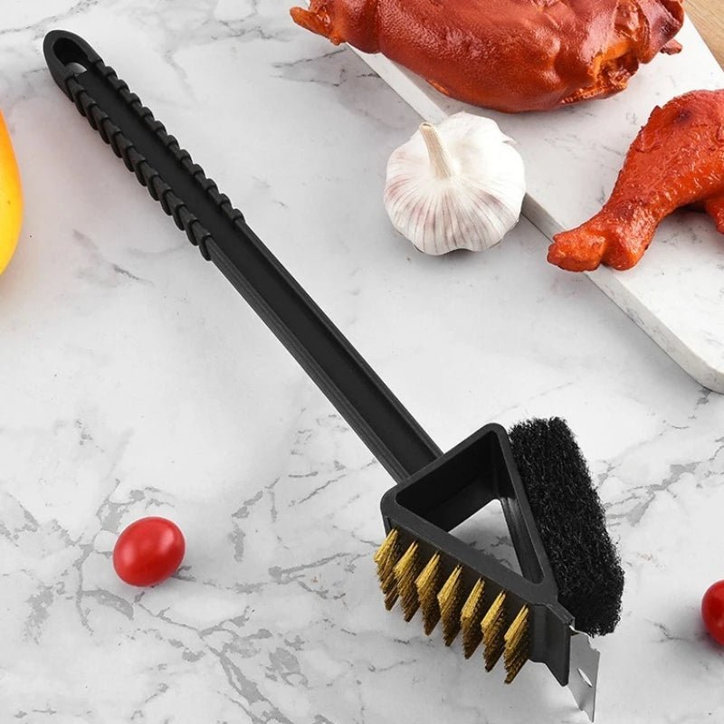 Nettoyant de Gril Élégant avec Grattoir Intégré | Entretien Luxueux pour des Surfaces Impeccables 1