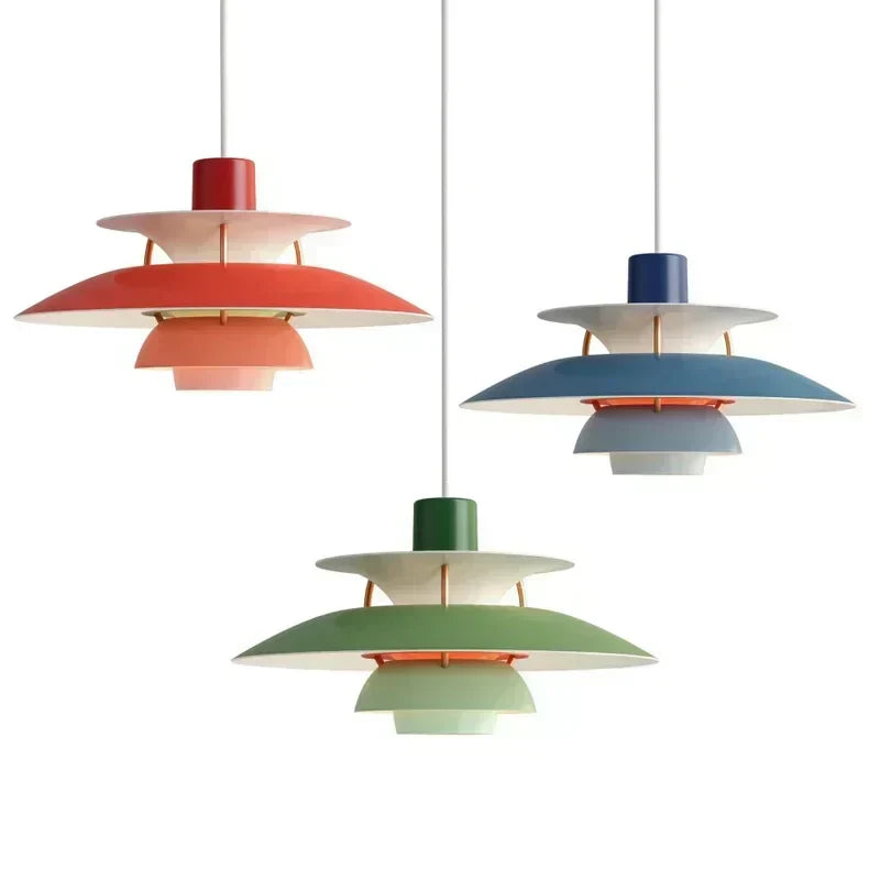 Lampe nordique multicolore avec télécommande